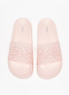 Buy Women's Printed Slip-On Slides in Saudi Arabia