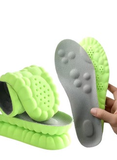 Buy Breathable Sports Shoes Insole,Providing Excellent Shock Absorption and Cushioning for Feet Relief, Comfortable Insoles Men and Women Shoe Accessories in Saudi Arabia
