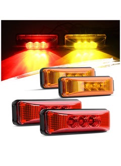 Buy LED Marker Light TL-33 4PCS 3.9 Inch 3 Led Truck Trailer Light Front Rear LED Side Marker Lights Clearance Indicator Lamp Waterproof Sealed Surface Mounted LED Marker Light in Saudi Arabia