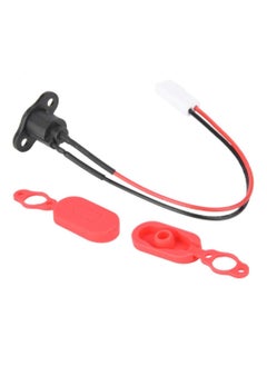 اشتري Scooter Charging Port, A sixx Silicone Charging Port for M365, Charging Port Socket for M365 Battery Charger Connector Socket, with Waterproof Cover, for M365 Electric Scooter Accessory في الامارات