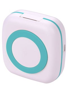 Buy Wireless Mini Photo Printer White/Green in UAE