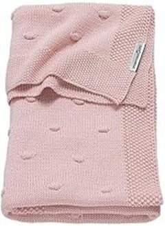 اشتري Mamas Gift Knitted Dotted Blanket for Unisex, 80 cm x 100 cm Size, Pink في مصر