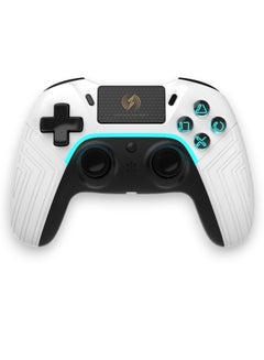 Buy LOG Wireless Controller For PS4, PS3, PC, iOS, Android - White in Saudi Arabia