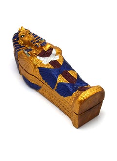 Buy immatgar pharaonic Decorative Egyptian Mummy coffin Statue ancient Egyptian souvenirs gifts handmade Home decor collectibles Sculptures (Multi color 7 - 13 CM Long) in Egypt