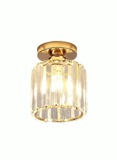 Buy Close to Ceiling Light Fixtures Mini Crystal Flush Mount Ceiling Light Chandelier Modern Indoor with E26 Base Hallway Bedroom Bathroom Entryway Kitchen in UAE