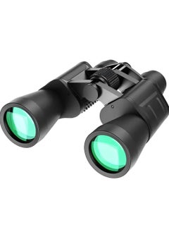 اشتري Binoculars with Optical Zoom Lens 30X Powerful Magnification with 50MM Large Caliber, Compact High Resolution Binoculars for Camping, Hiking, Bird Watching and Outdoor Exploring في الامارات