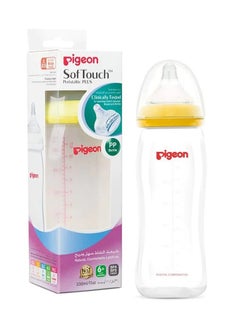 Buy SofTouch Wide Neck PP Bottle, 6+ months, 330ml - Assorted in UAE