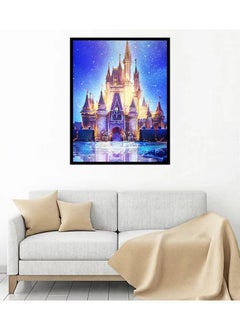 Buy 5D Diamond Painting Kits for Adults, DIY Castle Diamond Art Painting Kits for Beginner, Full Drill Gem Art Painting Crafts for Home Wall Decor Gift 40*30cm in UAE