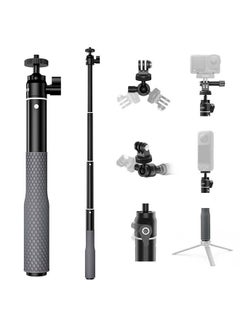 اشتري TELESIN 360° Waterproof Selfie Stick 25.75" w Hand Strap Underwater Dive Diving Extension Stick Pole Monopod for GoPro Max 12 11 10 9 8 7 Insta360 X3 GO3 Ace Pro DJI Action 4 Osmo Pocket 3 Accessories في الامارات