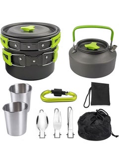 GOLDACE Stainless Steel Camping Gear and Equipment - Campfire Cooking  Accessories Set - Radiate Portable Round Cookware - Dutch Oven Camping  Cookware