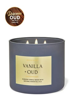 اشتري Vanilla and Oud 3-Wick Candle في الامارات