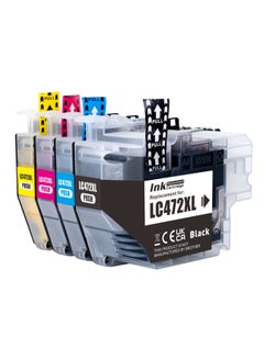 Buy LC-472XL 4-packs Compatible InkJet Ink Cartridge for Brother MFC-J3940DW Printer MFC-J5340DW/ MFC-J5740DW/ MFC-J6940DW/ in UAE