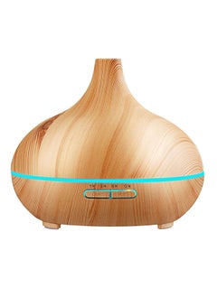 Buy Aroma Ultrasonic Essential Oil Diffuser Humidifier Brown in UAE