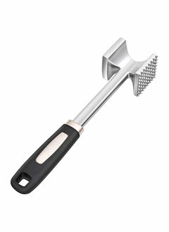 اشتري Gourmet Meat Tenderizer Tenderizer Hammer/ Mallet Tool/ Pounder for Tenderizing and Pounding Steak Beef Poultry Solid Metal Construction with Rubber Comfort Grip Handle (Black) في الامارات