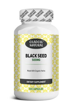 اشتري Oladole Natural Black Seed - 500mg (120 Capsules) في السعودية
