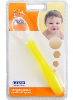 Buy Fly Baby Straight Handel Small Soft Spoon Multi Colors in Egypt