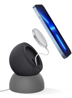 Buy Caseology Nano Pop Stand for Magsafe Charger (Charger & Cable NOT Included) for iPhone 15/14/13/12 - Black Sesame in UAE