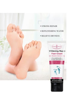 Buy Cracked Heel Cream Foot Care Collagen Milk Whitening Repair Foot Cream Rough Dry Skin Baby Foot 100g in Saudi Arabia