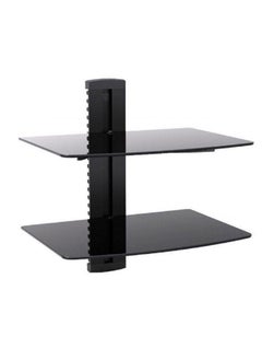 Buy 2-Layer Shelf Adjustable TV Mount For Below 32 Inch Black in Saudi Arabia