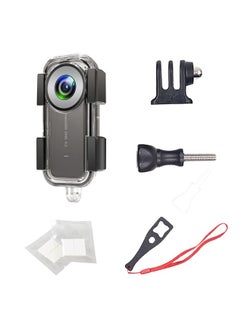 Buy Waterproof Case for Insta 360 one X2 Action Camera, Underwater Diving Protective Housing 30M with Bracket Accessories in UAE