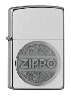 Buy Zippo 2007643 207 Zippo Logo TDV Street Chrome Windproof Lighter in UAE