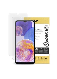 اشتري Tempered Glass for Samsung Galaxy A23 Screen Protector HD Full Coverage - Pack of Two - Clear في الامارات