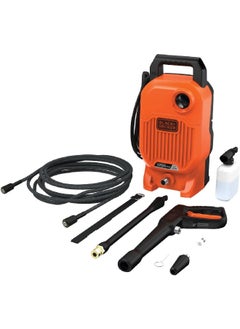 Buy 1300W 1600PSI Corded Compact Pressure Washer with Self Priming Orange and Black 30 x 40 x 30 cm BEPW1300-B5 in Saudi Arabia