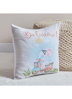 اشتري Ron Play Date Be Curious Cotton Duck Filled Cushion 40 x 40 cm في الامارات