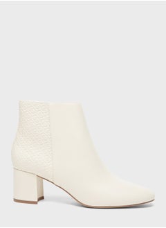 Buy Mid Heel Ankle Boots in UAE