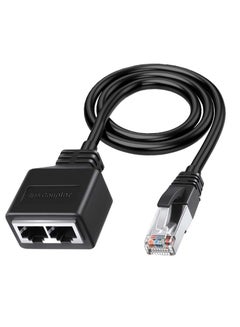 Buy SYOSI Ethernet Cable Splitter, 1 Male to 2 Female Ethernet Splitter Connector, RJ45 Network Adapter Internet Port Extender, RJ45 Ethernet LAN Network Expansion Compatible with Cat5/Cat5e/Cat6/Cat7 in UAE