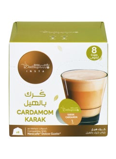 Buy Dallaspresso Cardamom Chai Latte Karak, Dolce Gusto Compatible, 8 Capsules in UAE