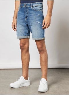 Buy Distressed Denim Shorts in UAE