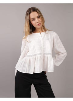 Buy AE Long-Sleeve Babydoll Blouse in Egypt