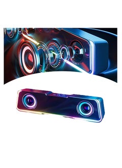 Buy Colorful Bluetooth Speaker, Portable Wireless Bluetooth Speaker, Subwoofer High Power Speaker, TV Speakers, Karaoke Sound Bar, Bluetooth Speakers for TV, Desktop Speakers with Subwoofer in UAE