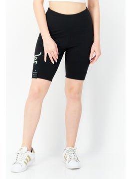 Buy Women Sportswear Fit Cycling Shorts, Black Combo in UAE