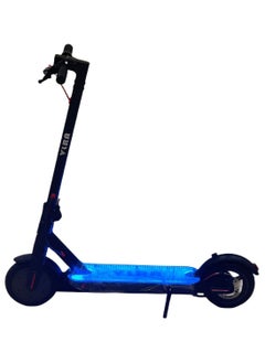 اشتري Electric Scooter Adults Easy Folding And Carry Design LED Lights 110cm - Blue/Black في الامارات