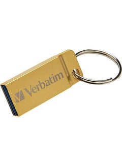 Buy Flash Drive, Seamless Metal Case, USB, 64GB, Gold (VER99106) in UAE