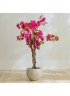 اشتري Bougainvillea Plant | Decorative Plastic Plant Décor | Uv Resistant Faux Plants Greenery Artificial Plant For Home Garden Indoor Outdoor 120 cm - Multi Color في الامارات