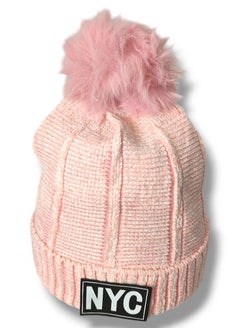 Buy Ice Cap is a modern winter hat with a NYC pattern and lined with fur. in Egypt