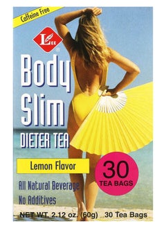 اشتري Body Slim Dieter Tea Lemon Caffeine Free 30 Tea Bags 2.12 oz (60 g) في الامارات