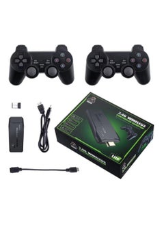 اشتري HD Classic Game Console, 10000+ Built-in Games, 9 Emulators Console, HDMI Output TV Video Games, High Definition Game Console with Dual 2.4G Wireless Controllers في الامارات