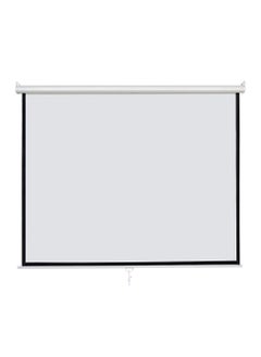 Buy Manual Projector Screen (White) 180 cm * 180 cm in Saudi Arabia