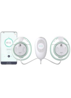 اشتري Stride Hospital-Grade App-Controlled Breast Pump | Hands-Free Wearable Ultra-Quiet Electric Breast Pump with 2-Modes 20-Settings & 5oz Capacity per Cup في الامارات