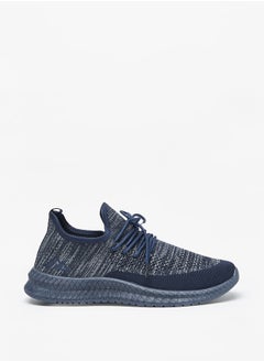 اشتري Men Textured Sports Shoes with Lace-Up Closure في الامارات