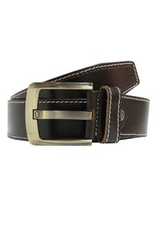 Buy GENUINE LEATHER 45 MM CASUAL JEANCE BELT FOR MENS IN BROWN in UAE