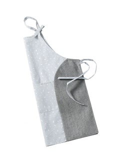 Buy Waterproof Snow Pattern Hand Wipe Apron Grey 28 x 23 5centimeter in Saudi Arabia