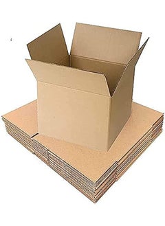 Buy Cardboard Corrugated Box For Packaging Size 55x55x70 Cm Capacity 30 Kg 5 Ply [3 pack] in UAE