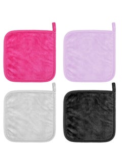 Buy Microfibre Face Cloth Reusable Makeup Remover Cloths for Face, Face Towels for Women, Make up Wipes, Super Soft Chemical Free Facial Cleaning Towels for All Skin Types in UAE