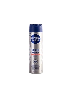 Buy Nivea Men Anti-perspirant Spray for Men, Silver Protect Anti-bacterial Protection, 150ml in UAE