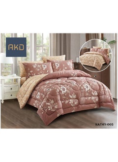 Buy Comforter Set For One And A Half 4 Pieces Microfiber With High Quality in Saudi Arabia